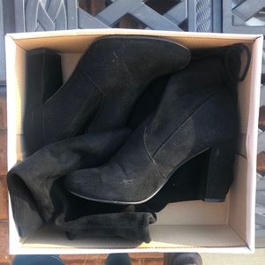 Buckle over the knee boots